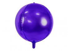 Folinis balionas ORBZ, blizgus mėlynas (40cm)